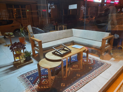 Ahşap sedir köşe takımı